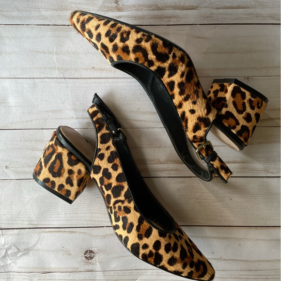 Aldo leopard print pointed chunky heels - Picture 2 of 6